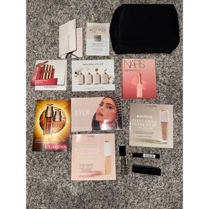 Anastasia Beverly Hills Black Cosmetic Bag and bundle of high end cosmetic goods